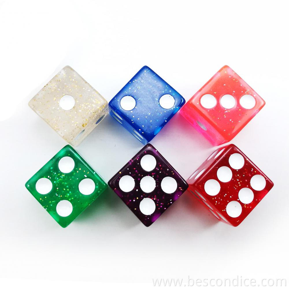 Casino Size Glitter Dice Casino Size Glitter Dice
